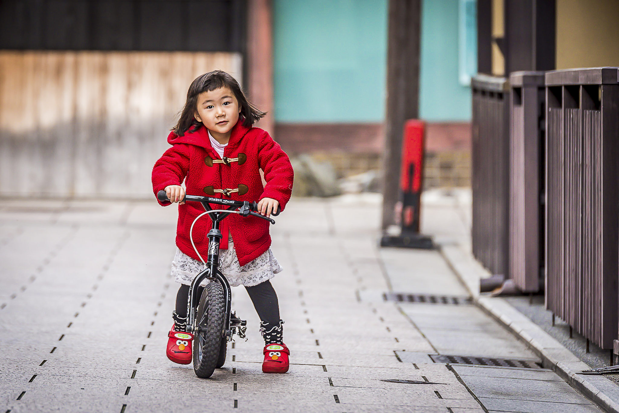 Little girl on a bike – Japan