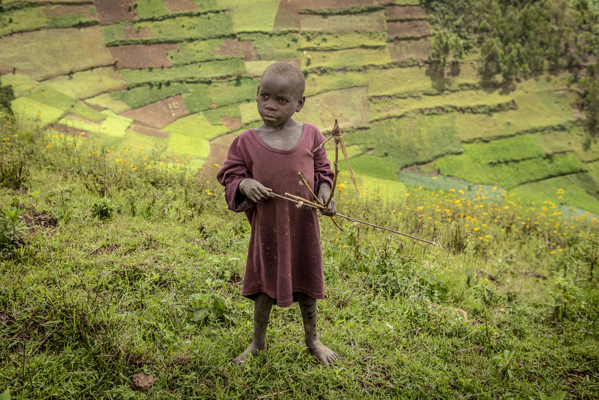 Pygmee warrior child – Uganda